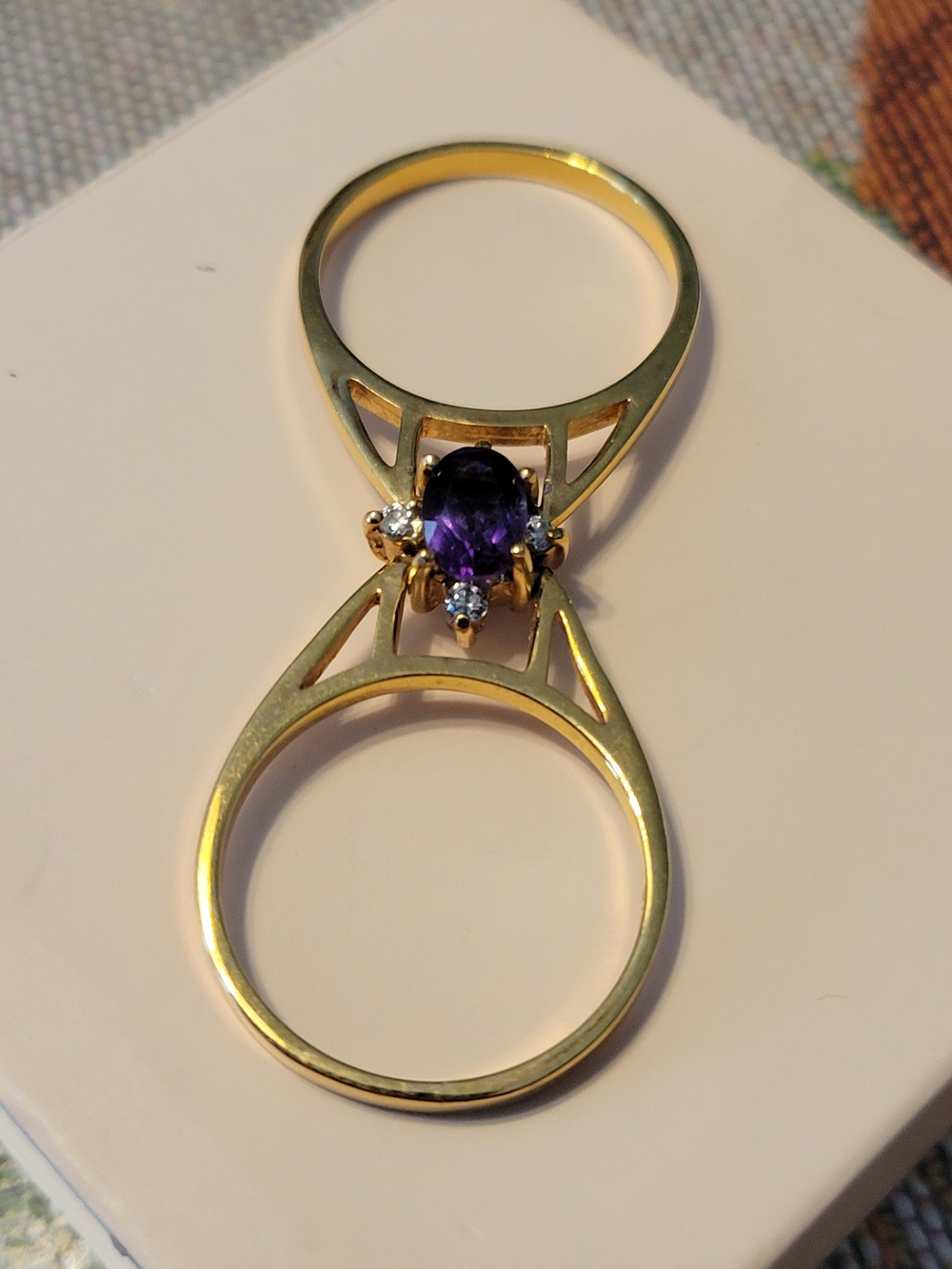 VINTAGE LIND FLIP RING - Picture 2 of 8